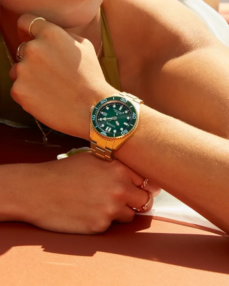 Promaster Dive Green Dial Stainless Steel Bracelet BN0262-59W Promaster Dive Green Dial Stainless Steel Bracelet BN0262-59W